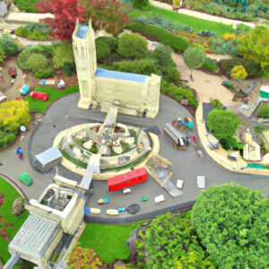 מתחם Miniland בפארק השעשועים לגולנד וינדזור (אנגליה)