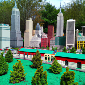 מתחם Miniland בפארק השעשועים לגולנד ניו יורק