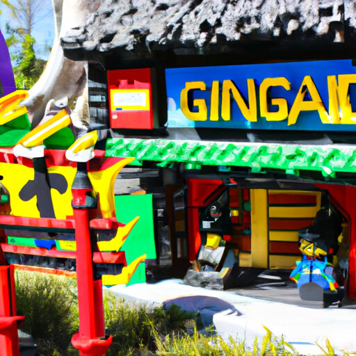 מתחם LEGO® NINJAGO® WORLD בפארק השעשועים לגולנד אורלנדו פלורידה