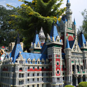 מתחם LEGO Castle בפארק השעשועים לגולנד ניו יורק