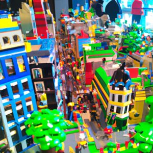 מתחם LEGO City בפארק השעשועים לגולנד ניו יורק